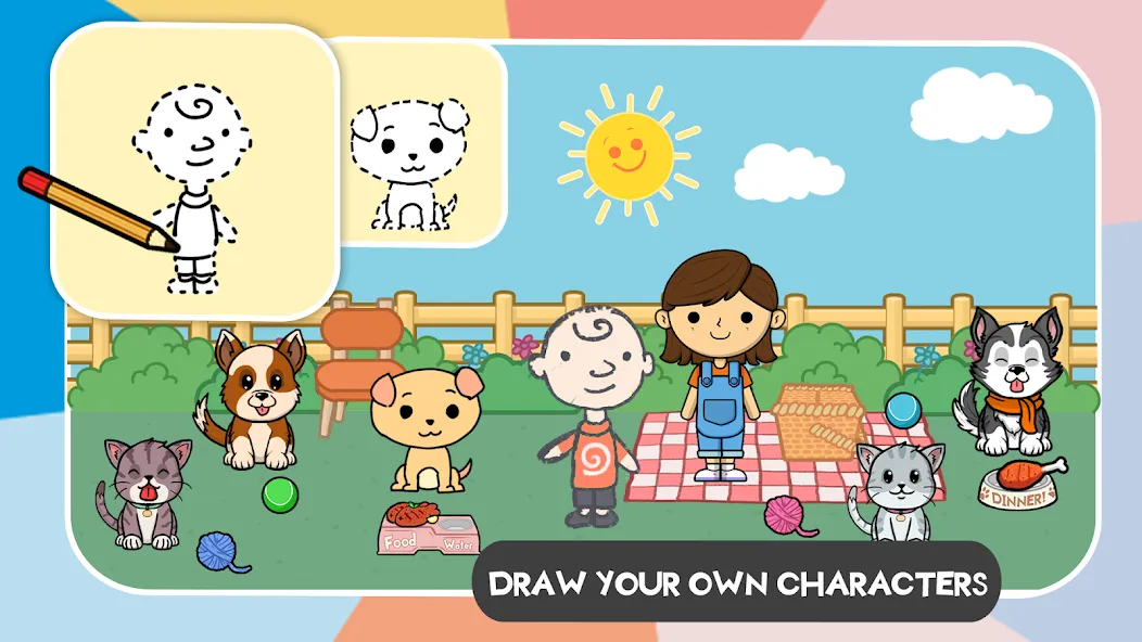 Скачать взлом Lila's World:Create Play Learn  [МОД Money] на Андроид